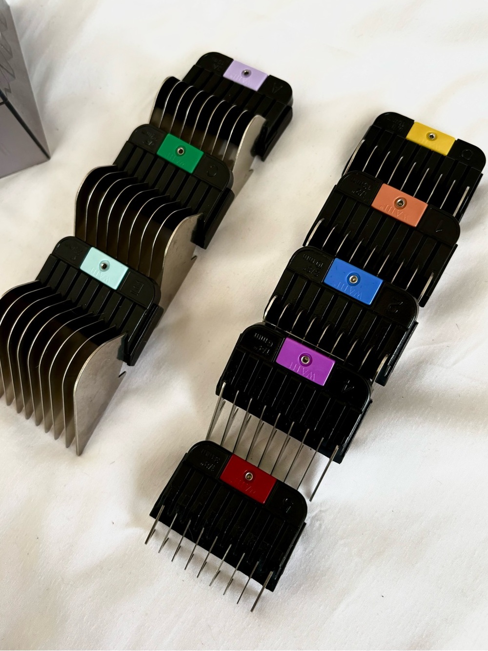 Wahl Color Coded Attachment Comb Set.